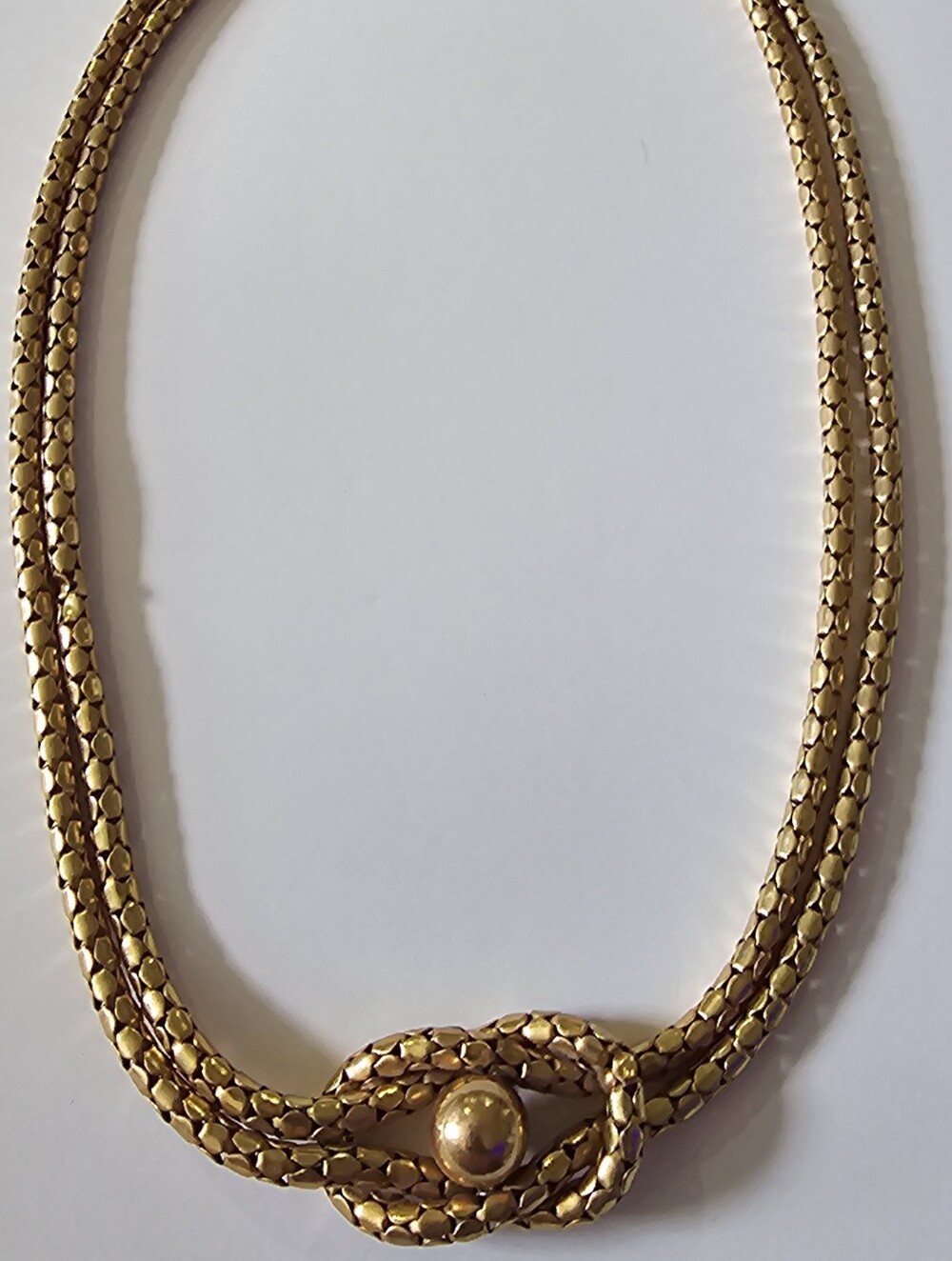 1930's Bigney 1/20 12k GF Choker Necklace. Vintage.